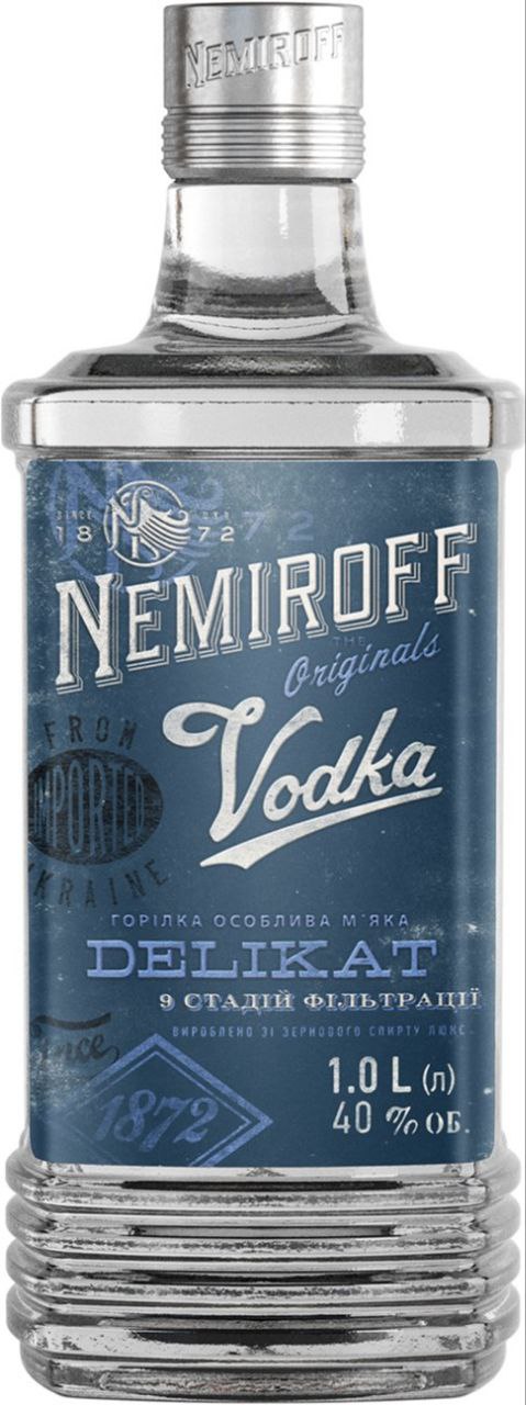 Горілка Nemiroff Originals Delikat 40% 1 л